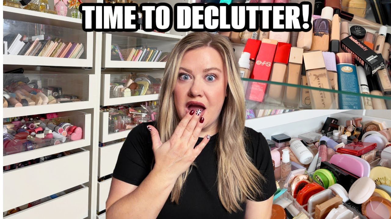 IT'S TIME TO DECLUTTER ALL MY MAKEUP!