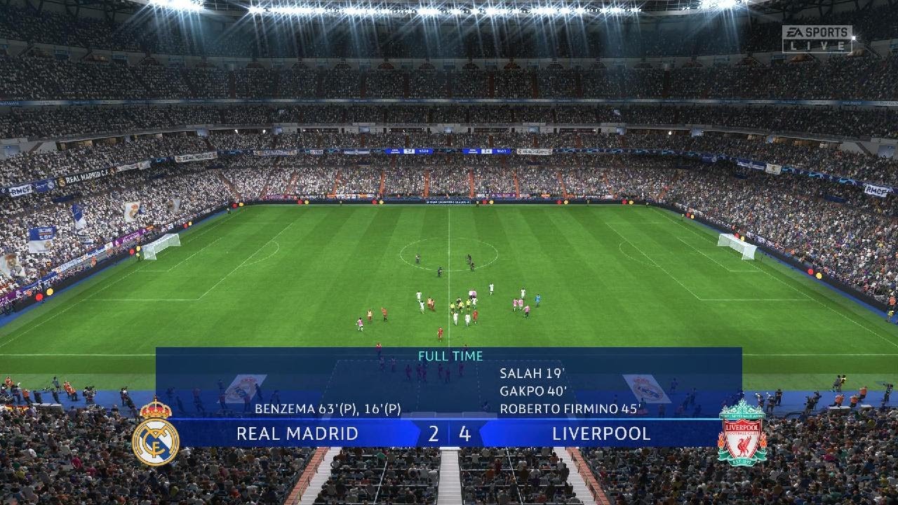 UEFA CHAMPIONS LEAGUE - REAL MADRID VS LIVERPOOL  (prediction matchday FIFA23)