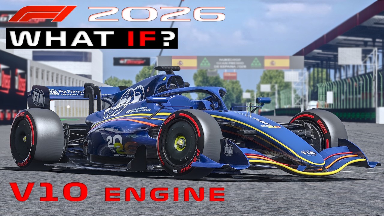 F1 2026 V10 Engine Grand Premio De España Madrid Assetto Corsa