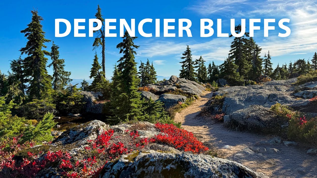 Calming Autumn Hike to De Pencier Bluffs in Mount Seymour Park, North Vancouver BC Canada