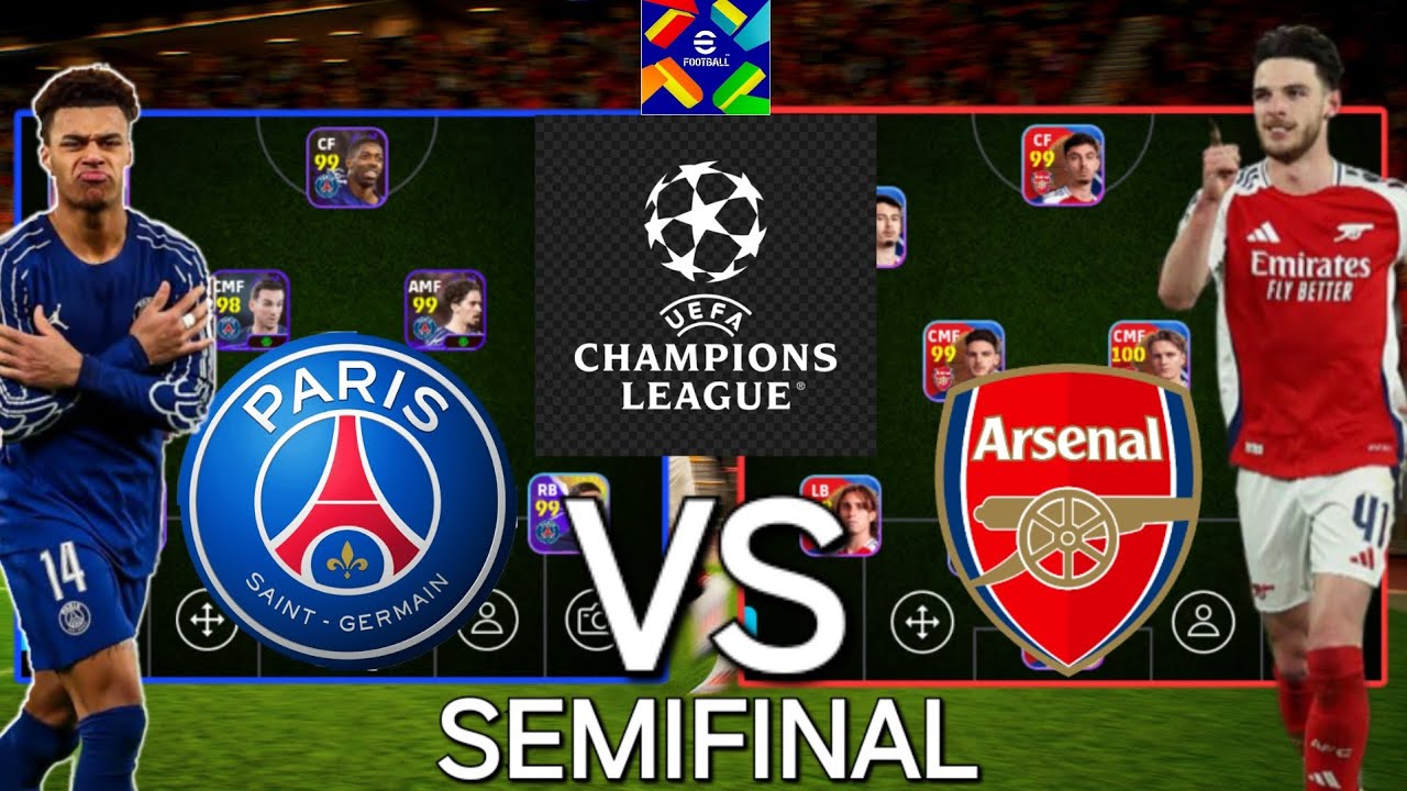 Desire Doue Is Truly The New Neymar🤯🔥 | PSG VS ARSENAL CHAMPIONS LEAGUE IN E FOOTBALL !!!