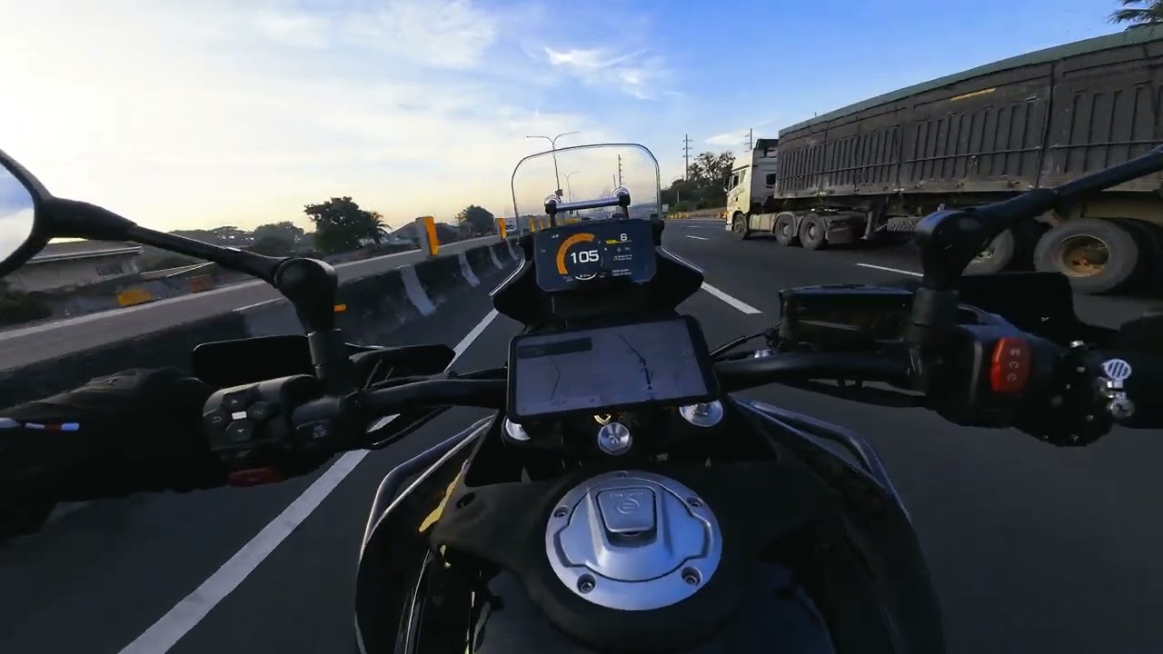 43mins ride with CFMoto 450MT. Morning chill ride. southbound to Lipa Batangas