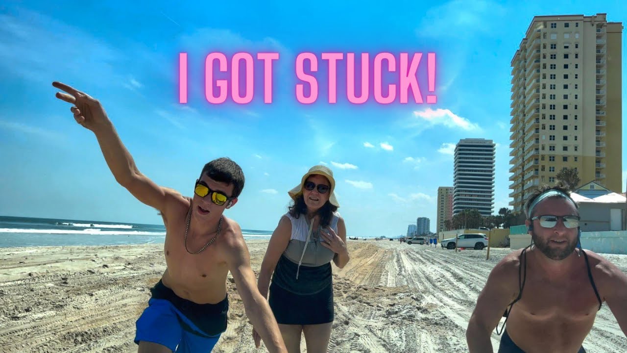 Driving on Daytona Beach And Getting Stuck