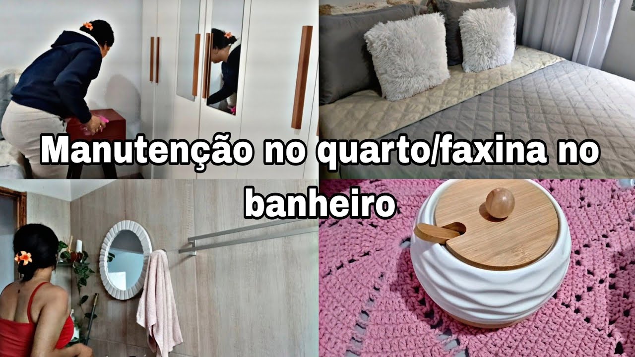 MANUTENÇÃO NO QUARTO +FAXINA PESADA NO BANHEIRO/RECEBIDO DA SHOPEE ❤️