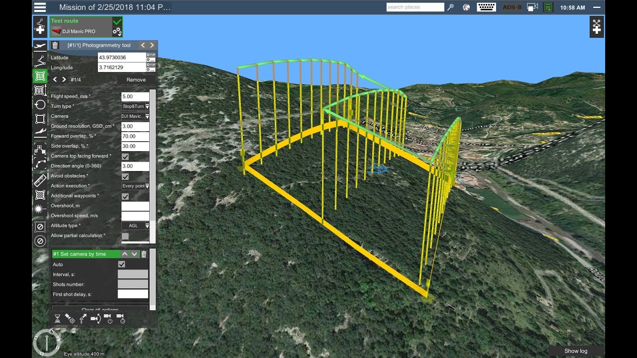 3D mapping planing with UGCS Pro and Litchi for iOS