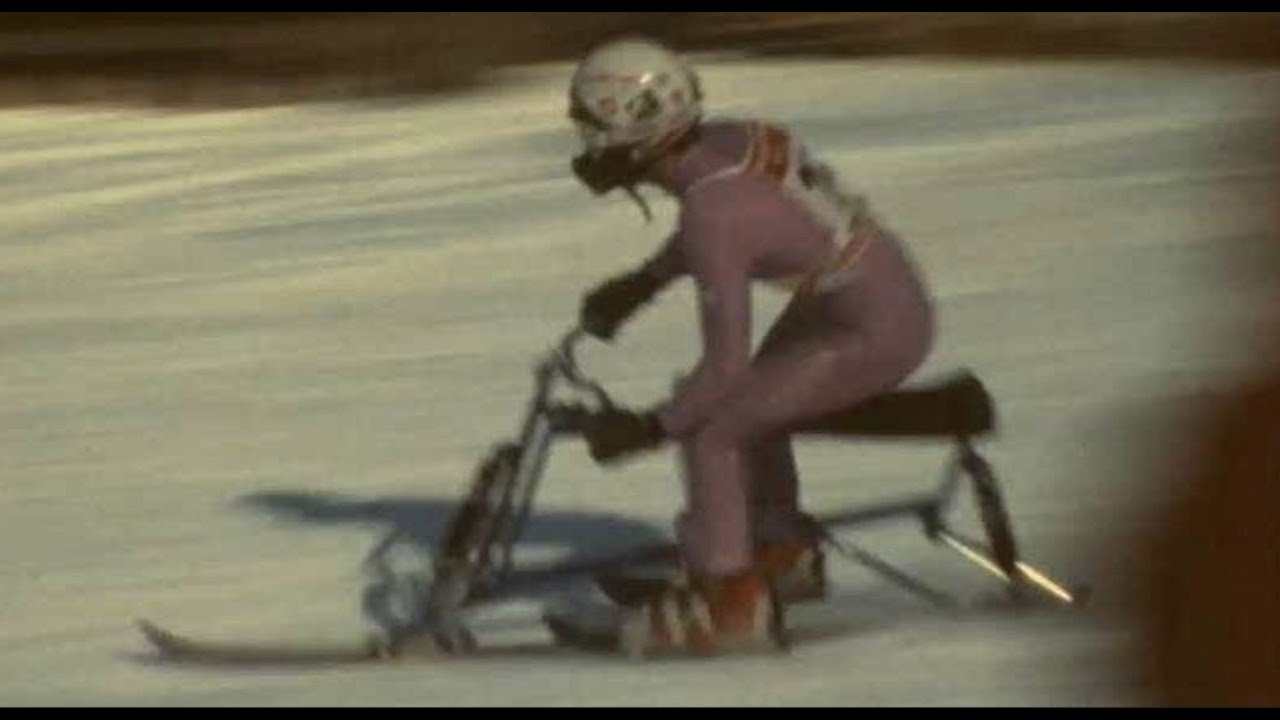 Skibob Weltcuprennen in Grächen 1981
