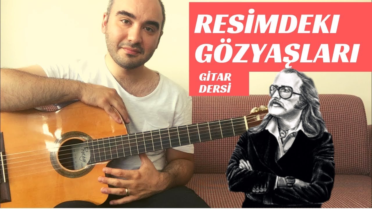 Resimdeki Gözyaşları / Cem Karaca (💯 Gitar Dersi) Akor+Solo+Tab