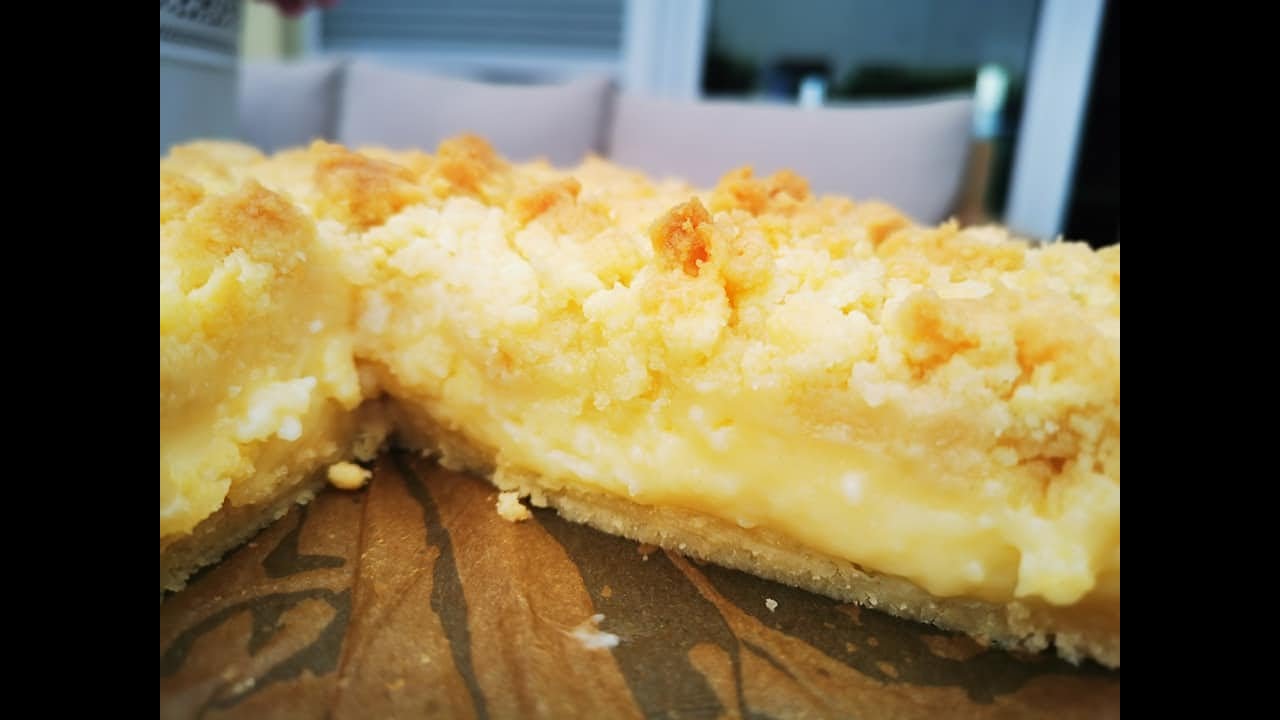 Zergeht auf der Zunge 😋 Streuselkuchen mit Pudding! Zum dahinschmelzen! ENG SUB