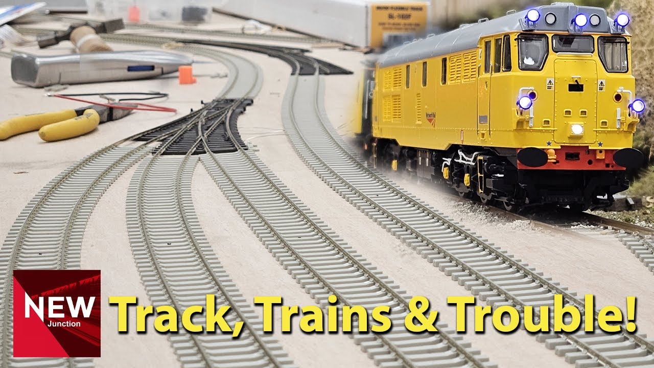 New Junction Model Railway EP41 - Track, Trains & Trouble!