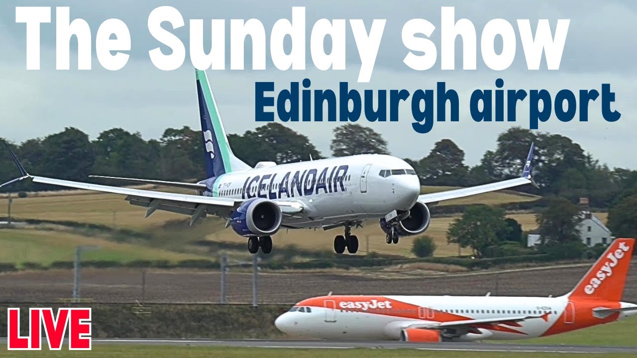✈️SHOOT THE BREEZE LIVE Sunday 16/11/25🔴LIVE Plane spotting at Edinburgh Airport ✈Great planes +chat