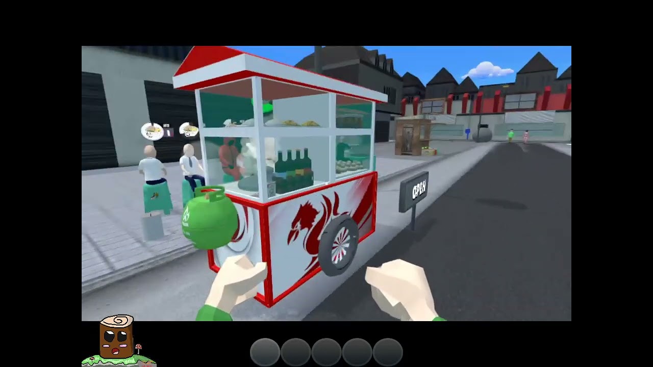Bakso Simulator : Stuck in The Gift Box Quest!?! - Random Games Random Day's