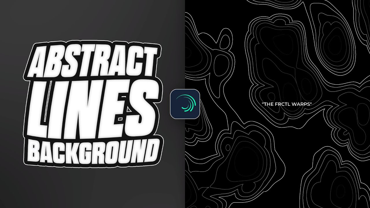 Abstract Lines Background Alight Motion Tutorial