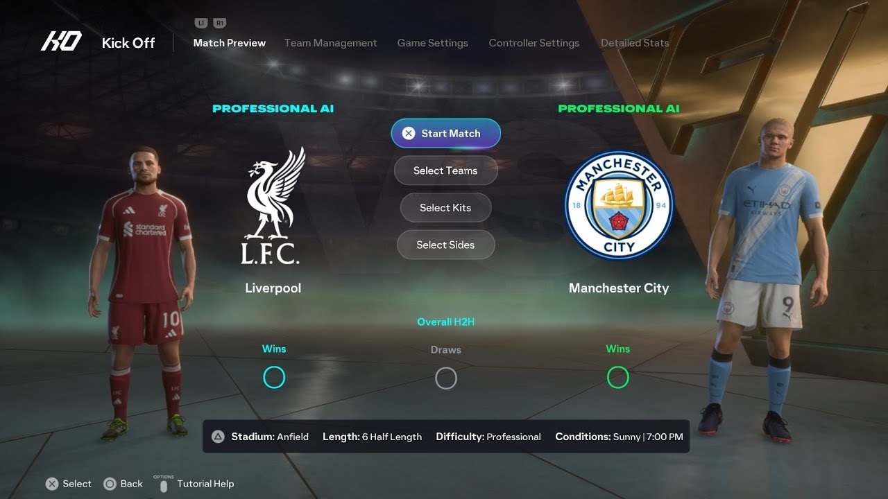 EA Sports FC 26 - Liverpool Vs Manchester City ft Halaand - PS4 Gameplay - Premier League #liverpool