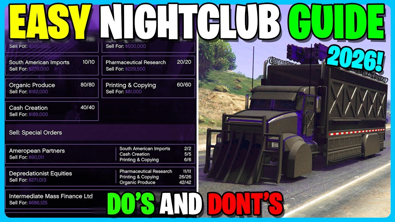 НОВЫЙ ПРОСТОЙ ГИД ПО НОЧНОМУ КЛУБУ В GTA 5 ONLINE 2026! (Лучший способ заработать деньги в GTA 5 ...