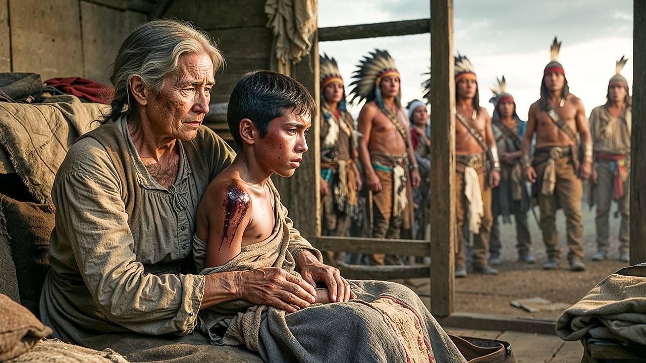 She Sheltered a Wounded Comanche Boy — 3 Days Later, His Father Arrived With 50 Warriors at Dawn