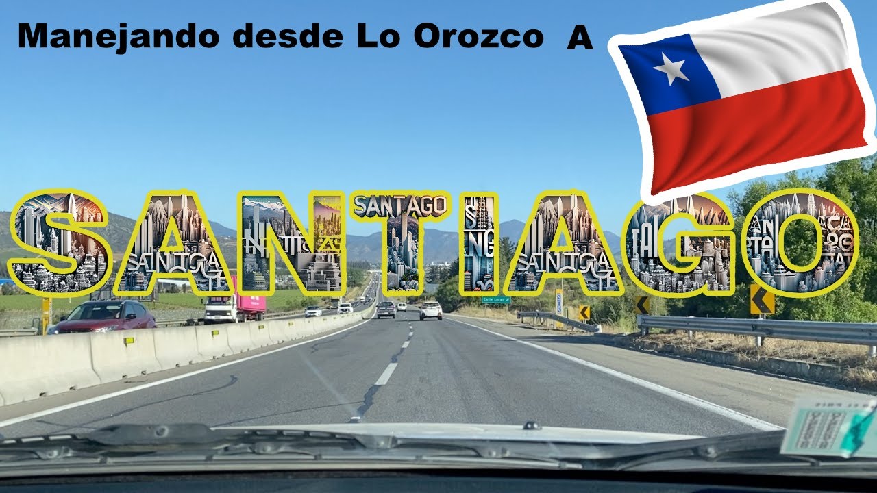 ASMR Manejando a Santiago de Chile diciembre 2023 #barbevo #santiago @MatimotoTravelTech #synthwave