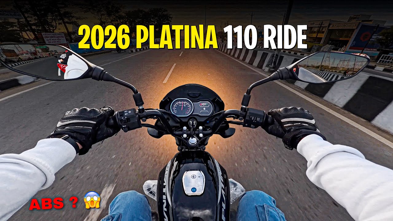 New 2026 Updated Platina 110 Ride😍 | Mileage King Bajaj Platina🔥|