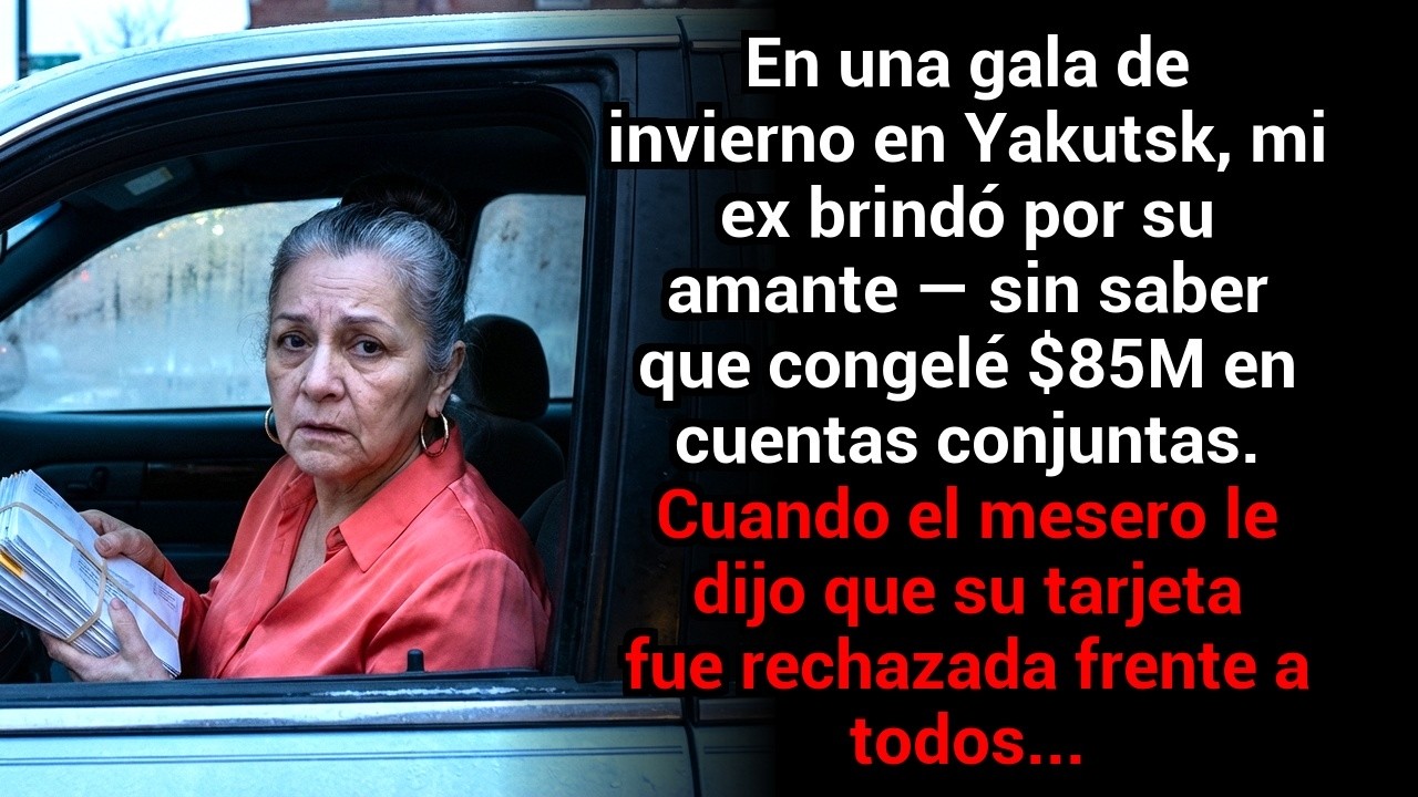 En una gala de invierno en Yakutsk, mi ex brindó por su amante — sin saber que congelé $85M