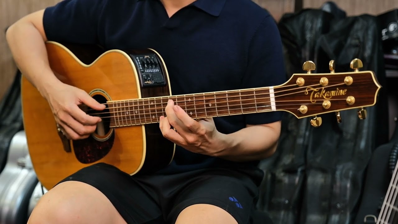 Takamine ptu741 japan( guitar phúc taka)