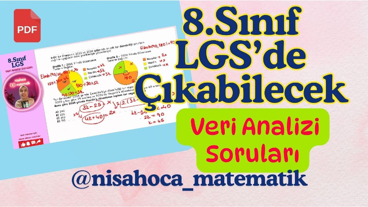 📌 8. Sınıf – Veri Analizi | LGS’de Çıkabilecek Soru Çözümü