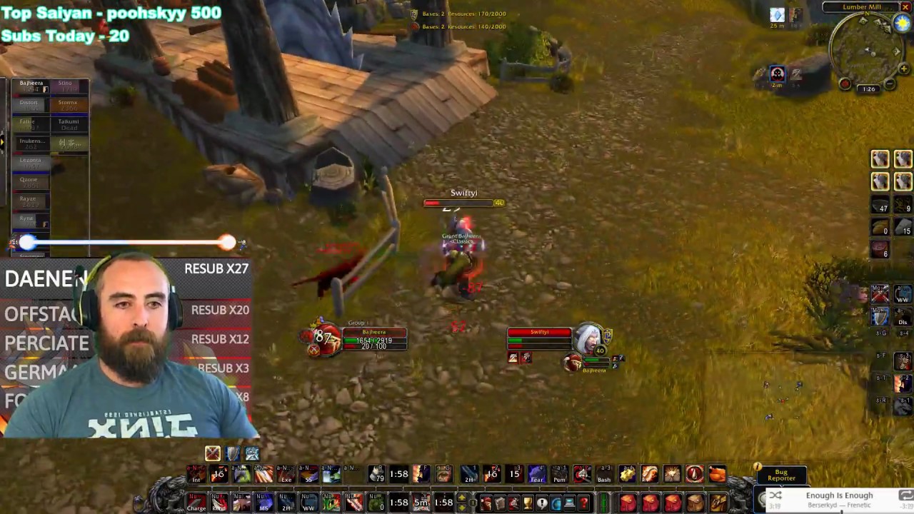 Bajheera - MY FIRST CLASSIC ARATHI BASIN BG! - Classic Level 40 Arms Warrior PvP