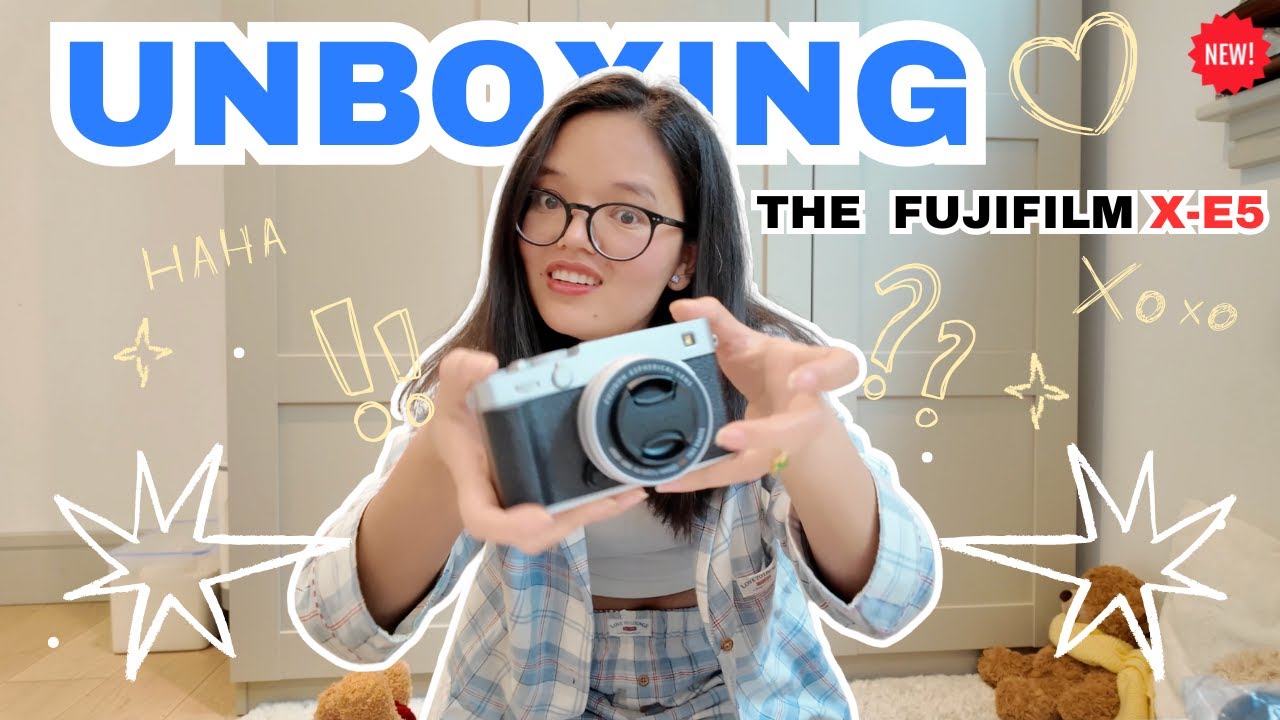 Unboxing the brand-new Fujifilm X-E5! 📸✨