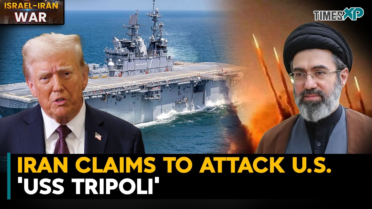 Iran Claims To Attack U.S. 'USS Tripoli' Warship Amid Iran-Israel-U.S. War