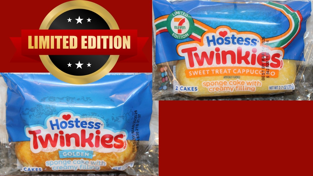 Hostess Twinkies Sweet Treat Cappuccino & Original Comparison & Review