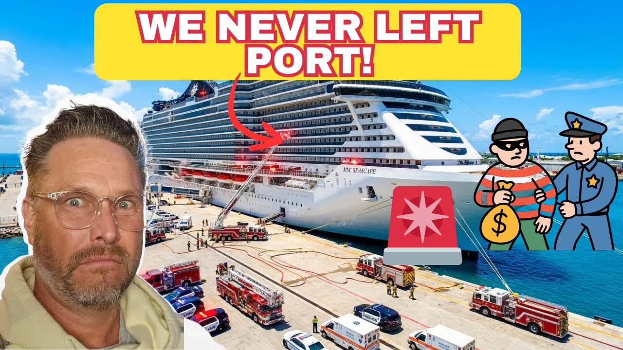 Мой круизный лайнер MSC даже не вышел из порта… поэтому я снял ВСЕ