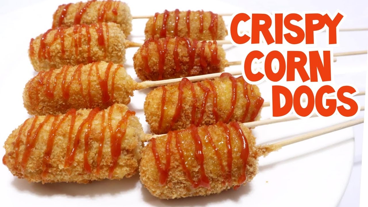 CORN DOG  RECIPE | CORN DOG BATTER | CRISPY CORN DOG #glenj  #corndog