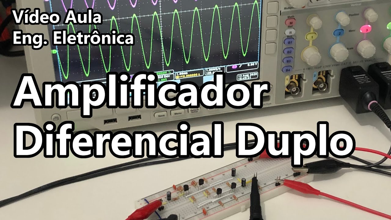 AMPLIFICADOR COM DUPLO PAR DIFERENCIAL | Vídeo Aula #342