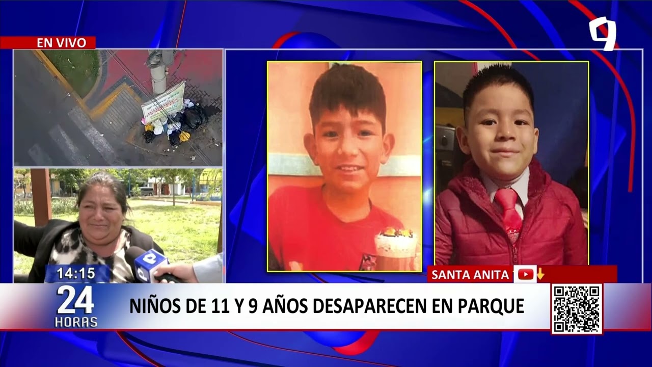 Santa Anita: dos menores desaparecen mientras jugaban en parque