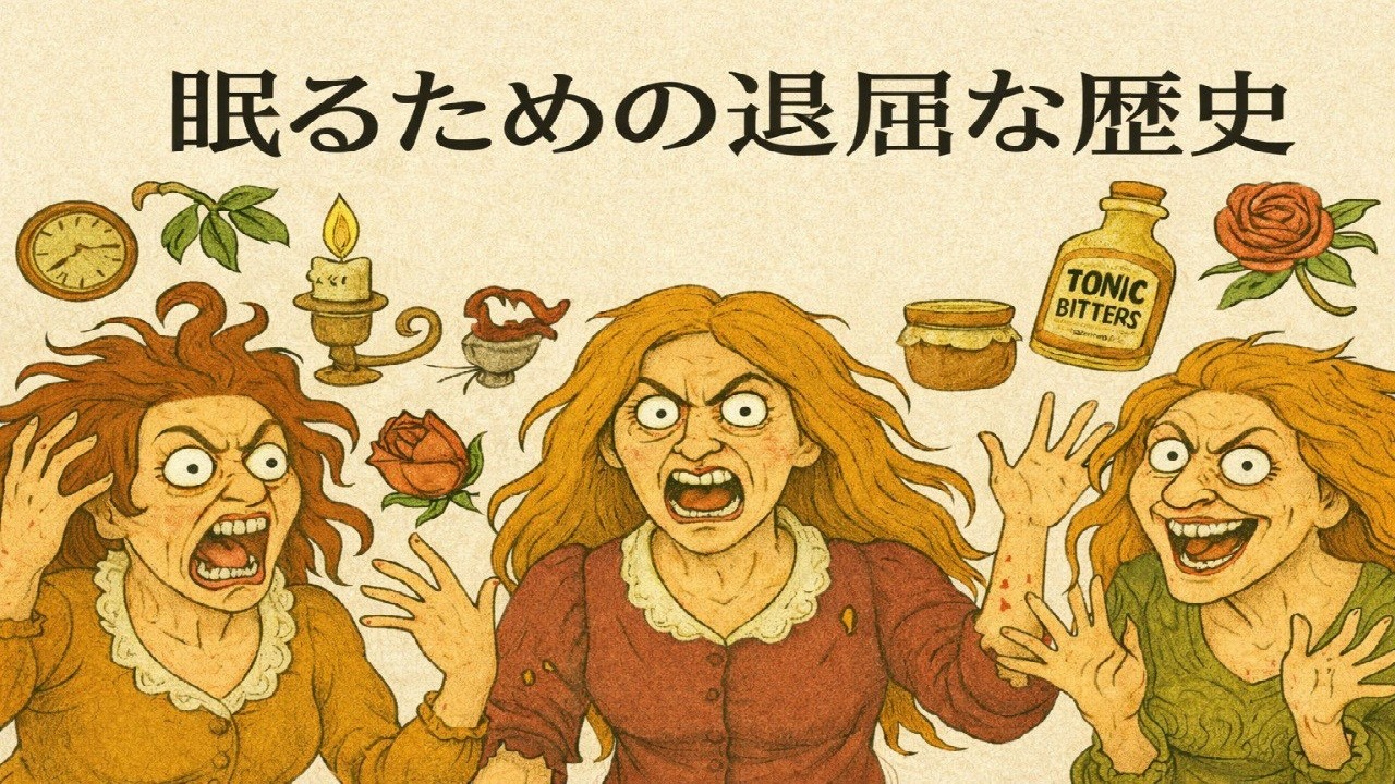 ヴィクトリア朝の女性たちを「狂気」に追い込んだ薬 💤｜退屈な眠りのための物語