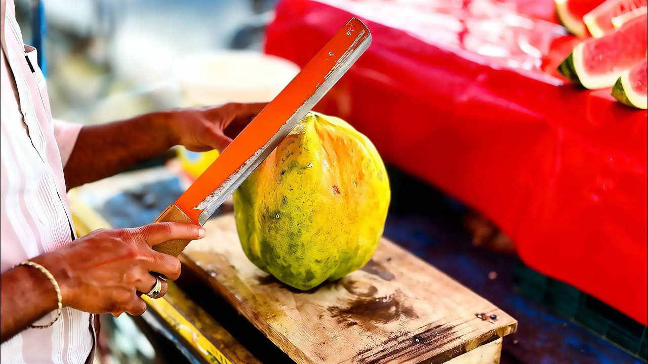 FRUIT NINJA of FRUITS | Amazing Fruits Cutting Skills | Indian Street Food In 2026