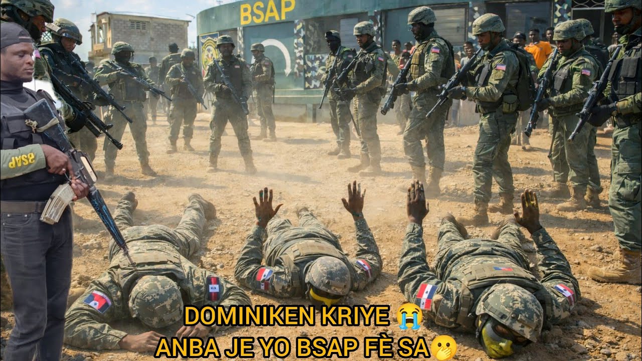 SÒLDA DOMINIKEN KRIYE APRE AKSYON SA GADE GWOSÈ YON OPERASYON BSAP FÈ ANBA JE DOMINIKEN YO🫢