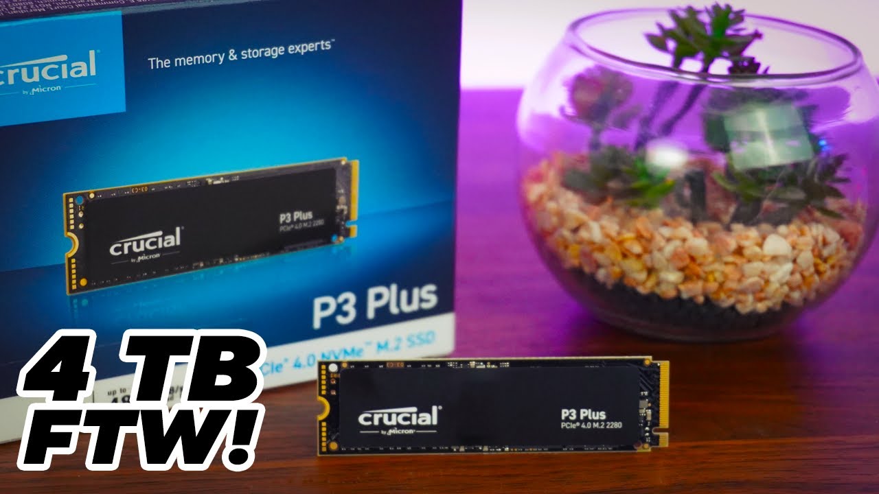 Crucial P3 Plus 4 ТБ m.2 SSD &mdash; настоящая находка для вашего ноутбука