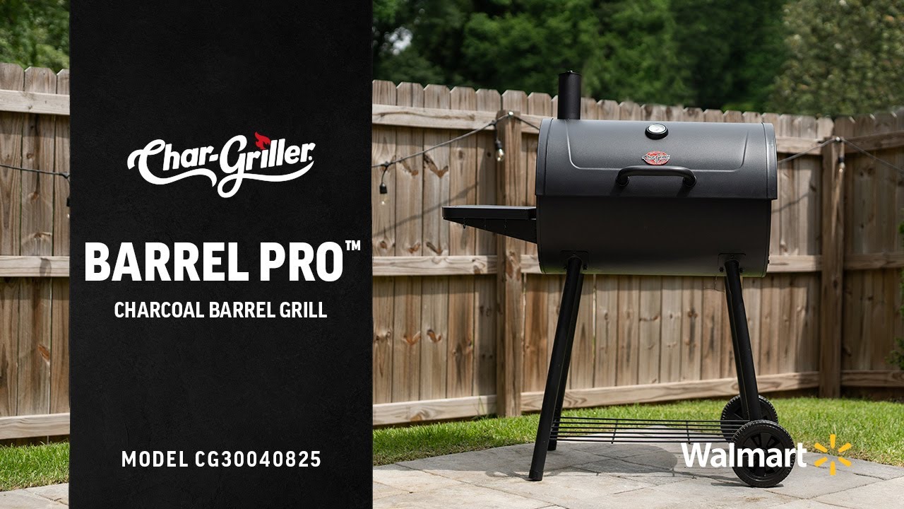Barrel Pro&trade; Charcoal Barrel Grill | Charcoal Grill by Char-Griller | Available at Walmart