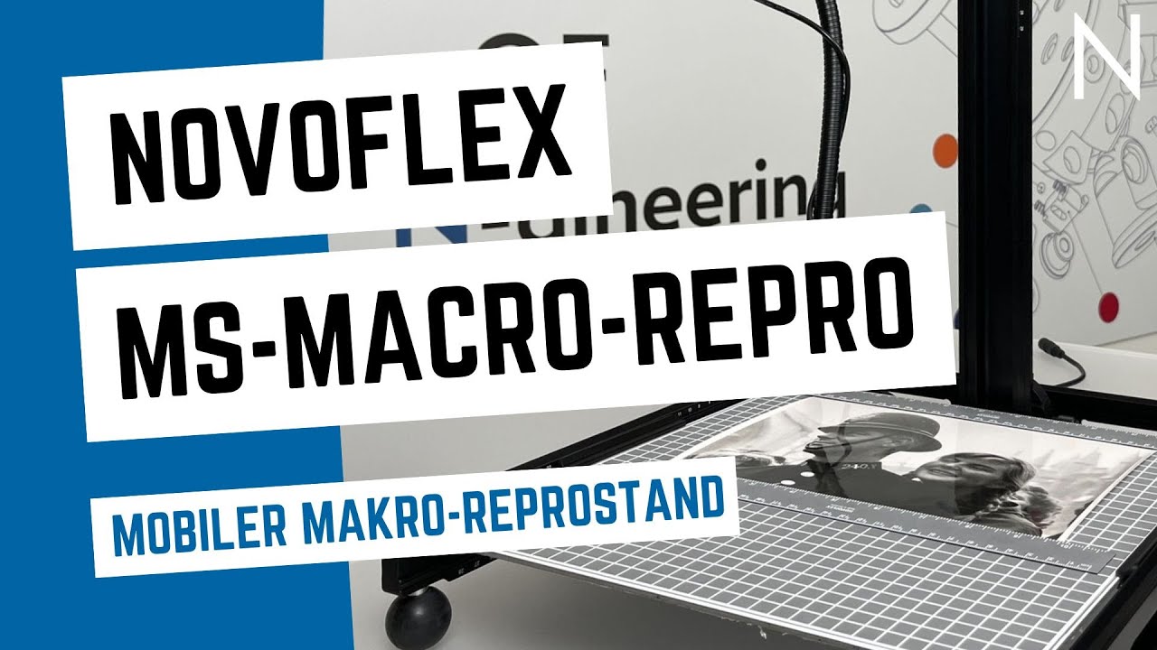 NOVOFLEX mobiler Makro-Reprostand MS-MACRO-REPRO
