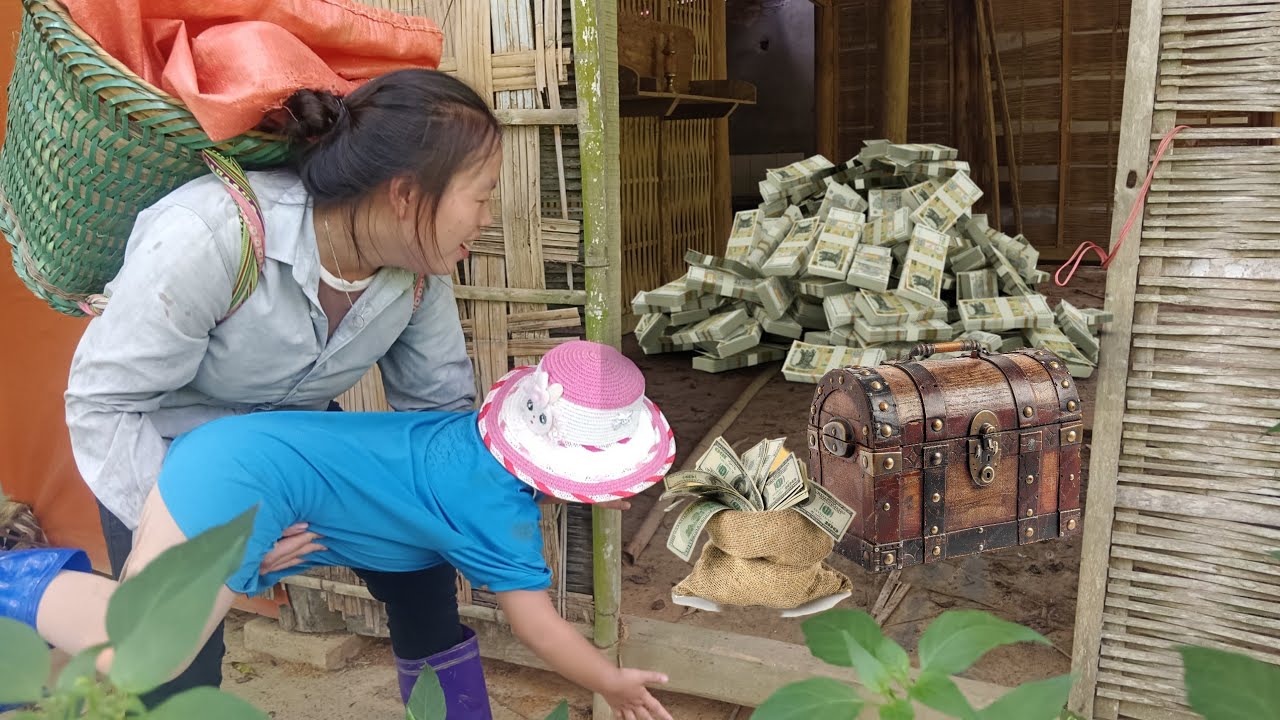 Full video Found a lot of money in abandoned houses for a long time, have money to buy a house.