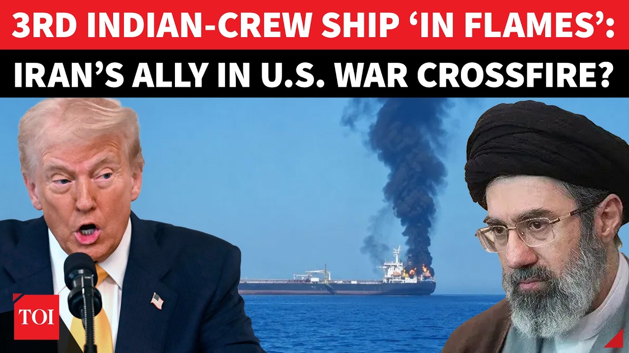 U.S Bombs 3rd Indian-Crewed Ship | Vessel &lsquo;Bursts Into Flames&rsquo;; &lsquo;MT Jalveer Hit Off Oman By&hellip;&rsquo;