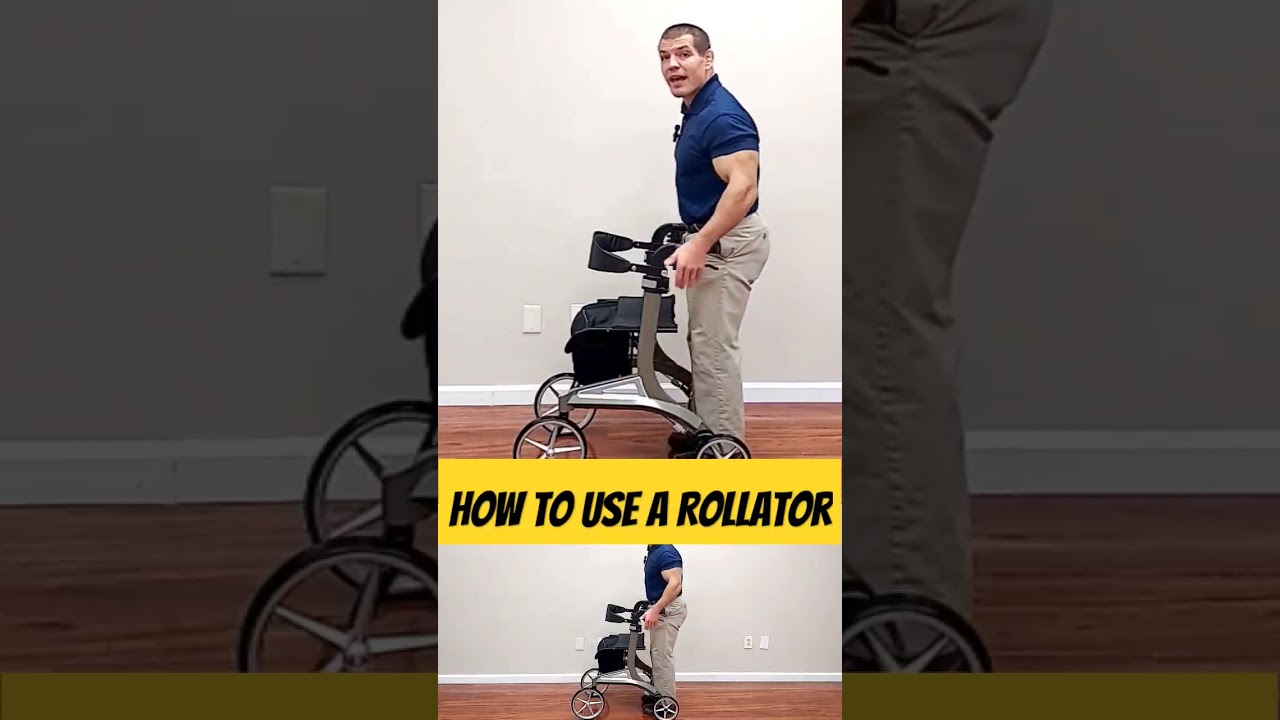 How To Use A Rollator Walker CORRECTLY #rollator #walker #seniors #walking