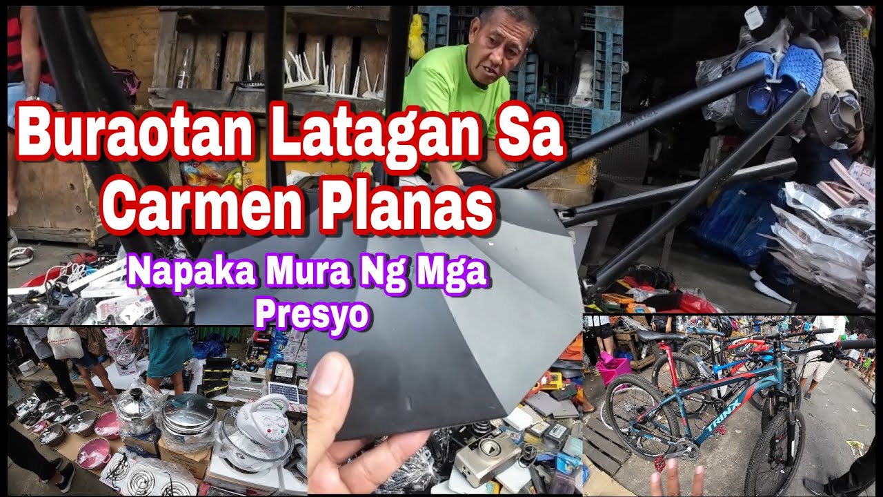 Buraotan At Latagan Sa Carmen Planas Divisoria Ibat ibang Mga Gamit Ang Mabibili Nyo Rito