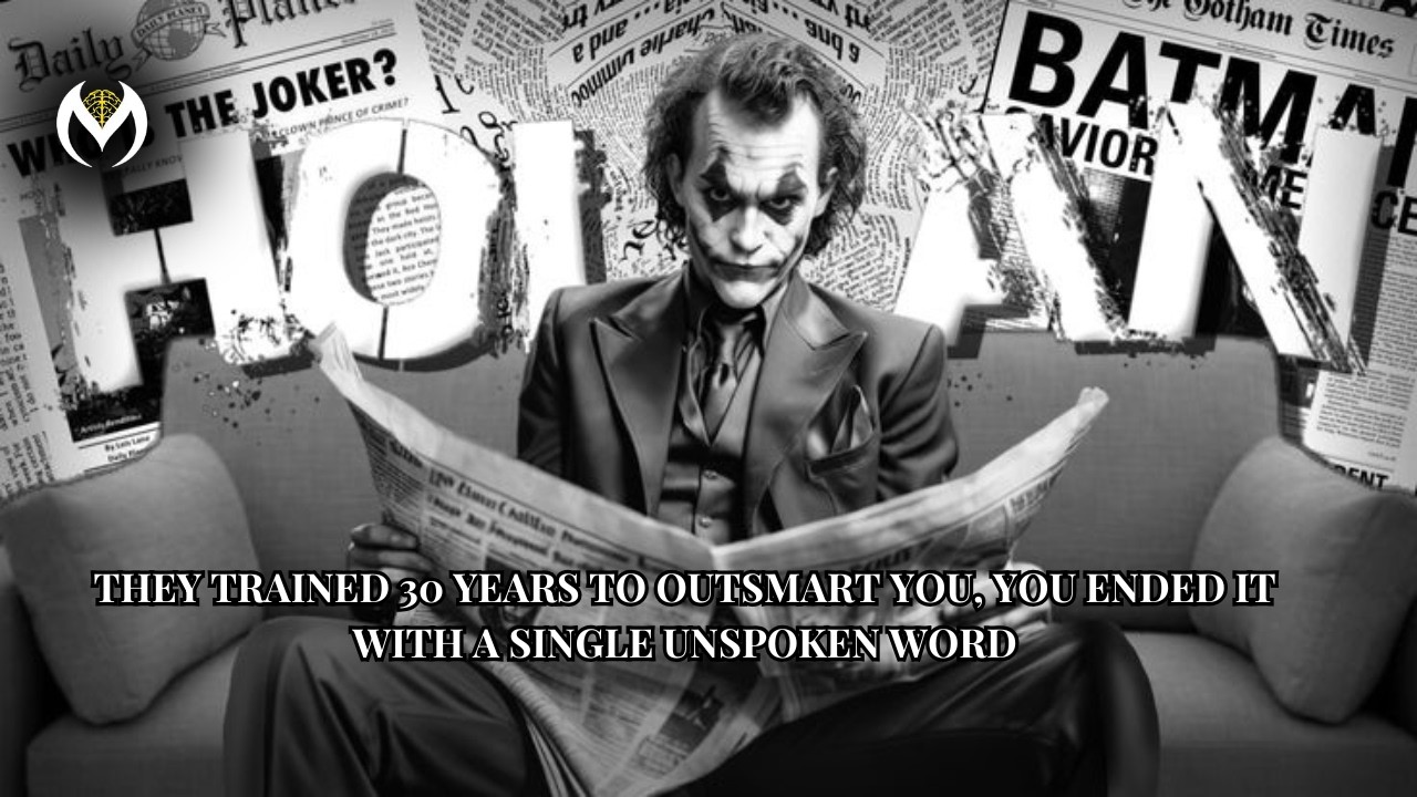 THEY TRAINED 30 YEARS TO OUTSMART YOU, YOU ENDED IT WITH A SINGLE UNSPOKEN WORD || SPEECH BY JOKER.