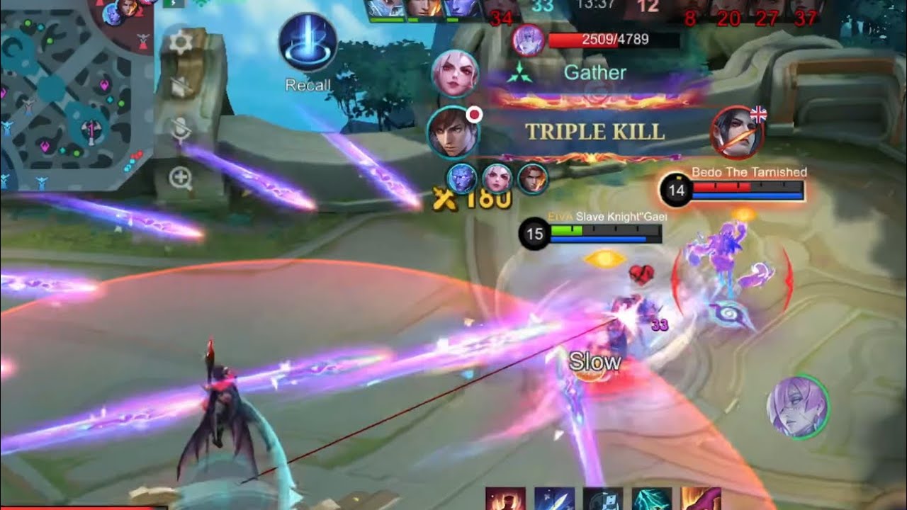 Gusion one hit build 2026 (27kills + maniac )mlbb….