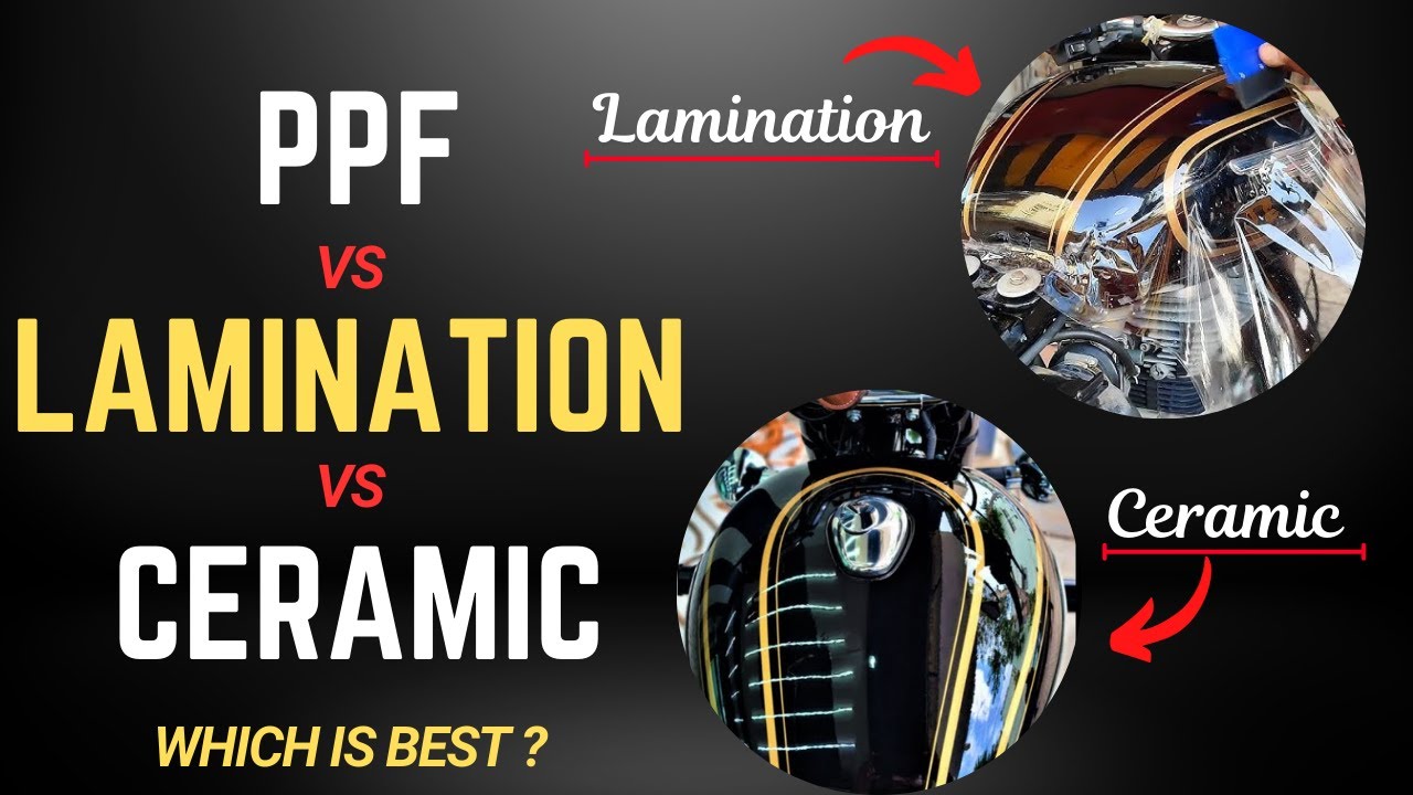 The Real Difference Between Lamination,  PPF and Ceramic for Bike Protection | Bullet 350