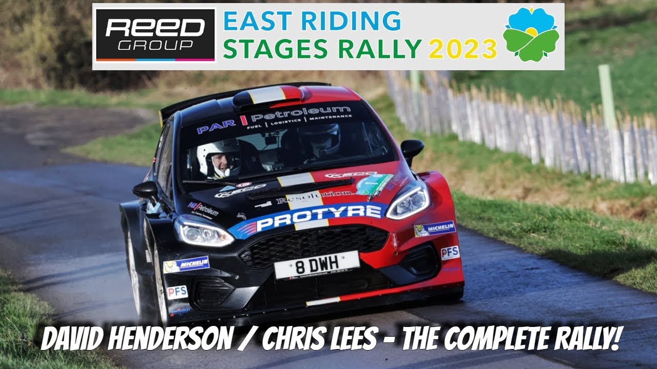 *Complete Rally* East Riding Stages Rally 2023. David Henderson/Chris Lees Ford Fiesta Rally2