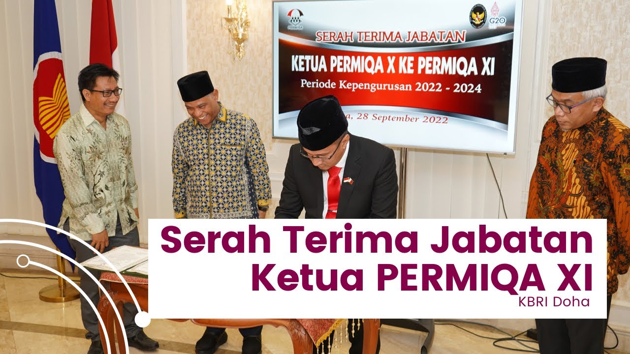Serah Terima Jabatan PERMIQA X ke PERMIQA XI