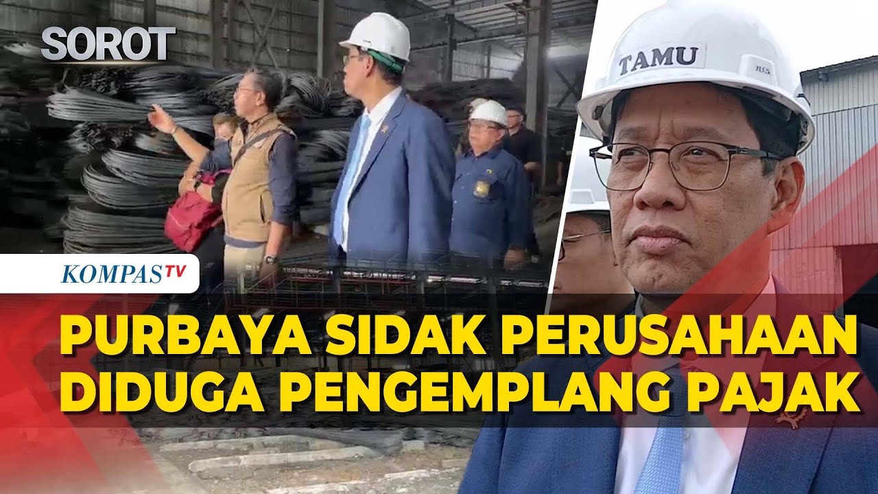 Menkeu Purbaya Sidak Perusahaan Baja Asal China di Tangerang! Diduga Langgar Pajak