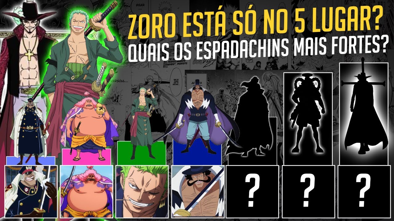 ESPADACHINS DE ONE PIECE NÍVEIS DE PODER | ONE PIECE | Nerd Sensei
