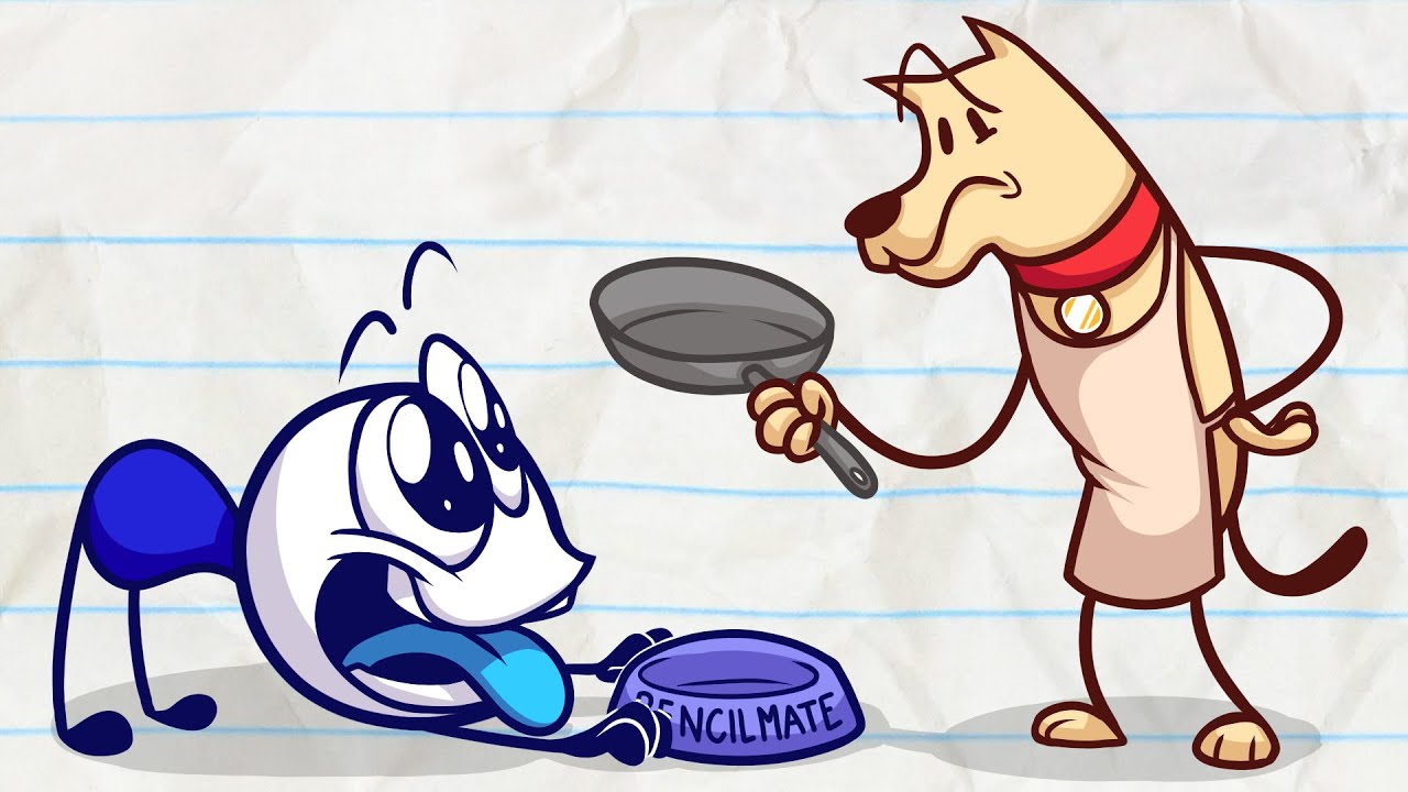 Pencilmate & Pencilmiss 🐶 WHAT A CUTE DOG 🐶 Puppy Compilation 🐗 Cartoons 2020